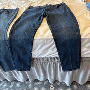 Old Navy Women's Skinny Jeans - Dark Blue